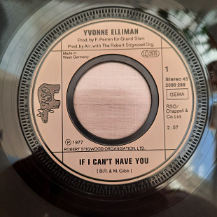 Yvonne Elliman – If I Can't Have You / Good Sign - 1977