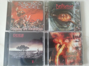 Destruction/Sacred Steel/Kreator-cd лицензия .