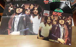 AC / DC HIGHWAY TO HELL ( ATLANTIC K 50628 A3/B4 ) with POSTER Jocker 1979 GER
