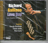 Richard Galliano – Love Day - with Gonzalo Rubalcaba, Charlie Haden, Mino Cinelu, новый, в упаковке