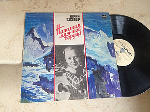 Юрий Визбор ‎– Наполним Музыкой Сердца LP