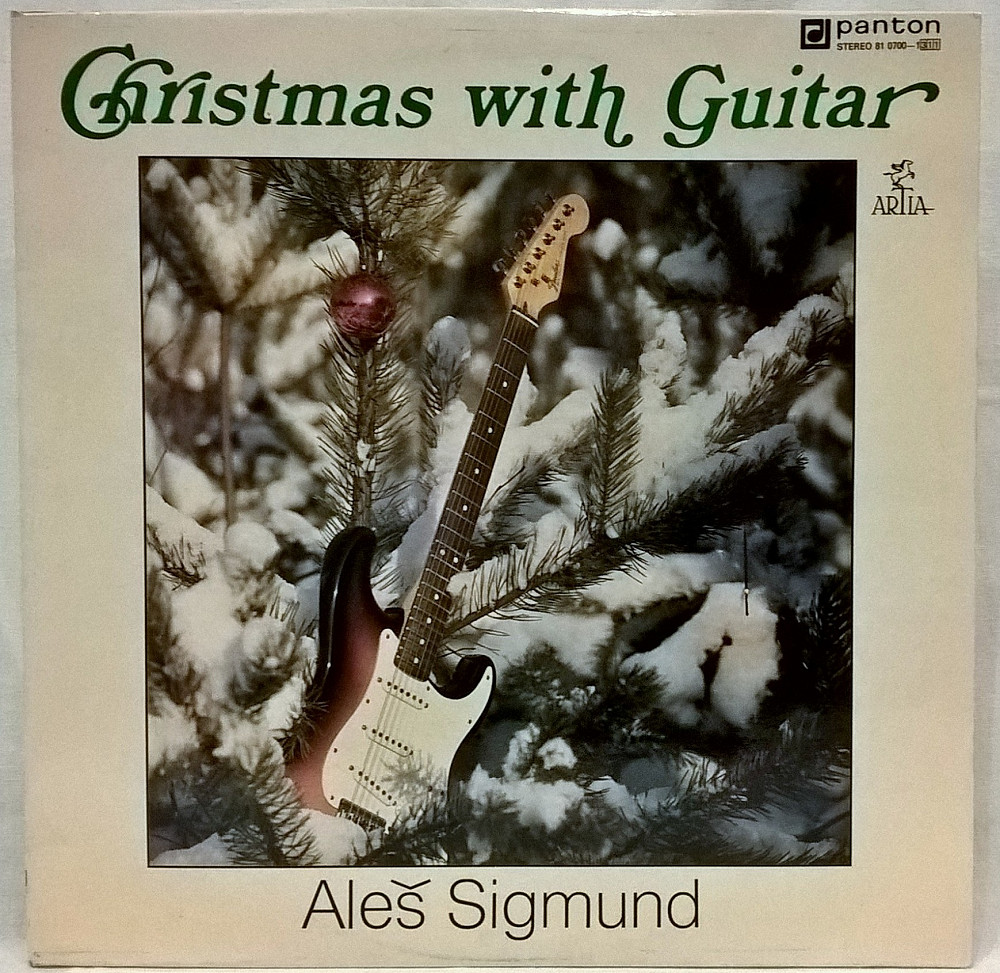 Ales Sigmund ‎– Christmas With Guitar - 1986. (LP). 12. Vinyl. Пластинка. Czechoslovakia. Долина - изображение 1