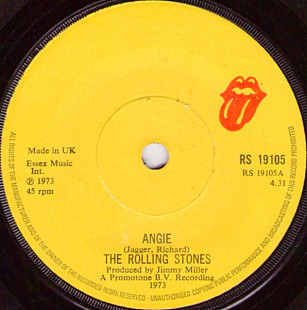The Rolling Stones ‎– Angie