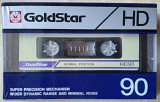 Аудиокассета GoldStar HD 90 Винтаж Новая Запечатанная