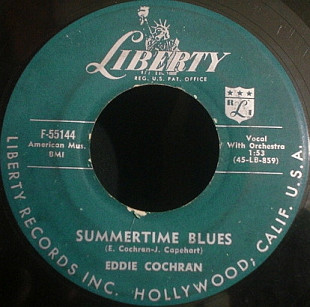 Eddie Cochran ‎– Summertime Blues