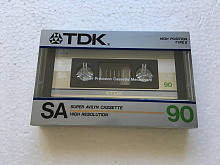 Аудиокассета TDK SA 90 Type II Chrome position cassette
