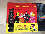 Judy Garland And Victor Young And Orchestra - Walt Disney 's Pinocchio + The Wizard Of Oz (USA) LP