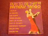LP Vaclav Hybs Orchestra -Play to me that famous tango -1980 Czechoslovakia