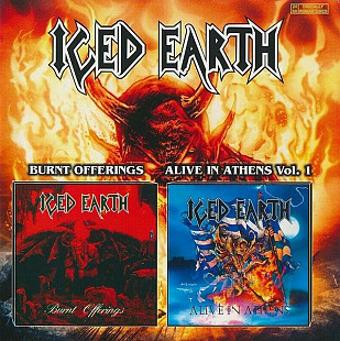Продам CD Iced Earth - Burnt Offerings (1995)/Alive in Athens Vol.2-- Agat Company Ltd.---- буклет