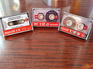 Аудиокассеты Maxell LN 90, 60, Maxell UR 60