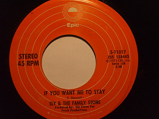 Sly & The Family Stone ‎– If You Want Me To Stay