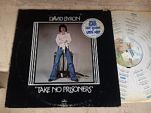 David Byron ‎– Take No Prisoners ( USA ) Gold Promo stamp + вставка LP