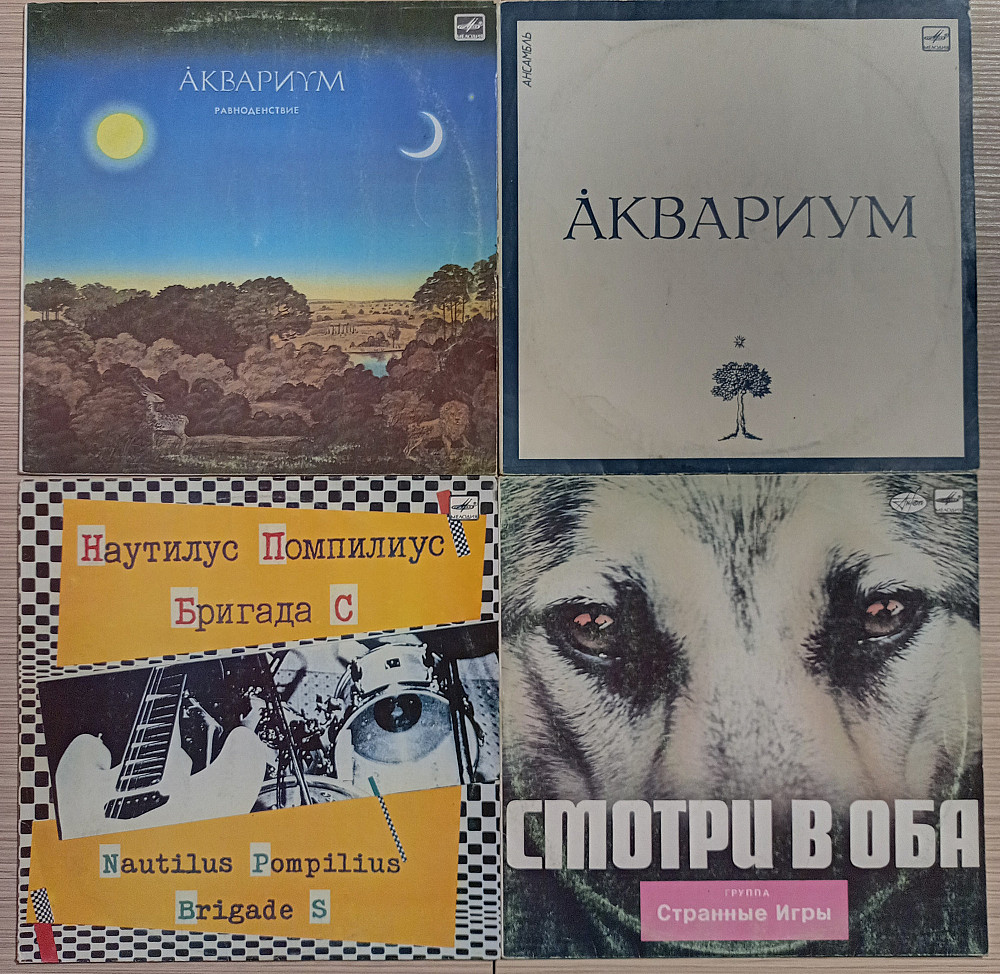 Аквариум, ДДТ, НАУ, Пикник и другие | Виниловые пластинки на Vinyl.com.ua