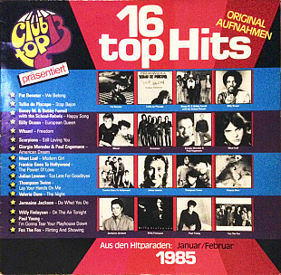 Various - 16 Top Hits - Aus Den Hitparaden Januar/Februar 1985 (1984) NM/NM