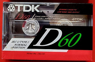 Кассета TDK D60 запечатанная