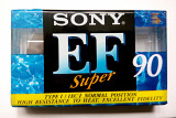 Кассета Sony EF 90 Super запечатанная
