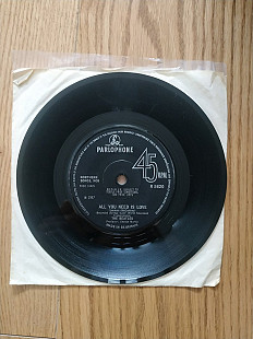 The Beatles All You Need Is Love UK press mono single vinyl