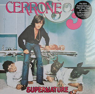 CERRONE " Supernature"  The 2014 Colored Edition Pale Green Vinyl LP+CD Digitally Remastered from Th
