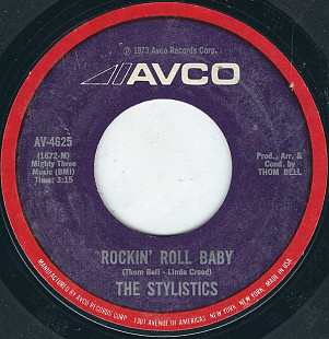 The Stylistics ‎– Rockin' Roll Baby