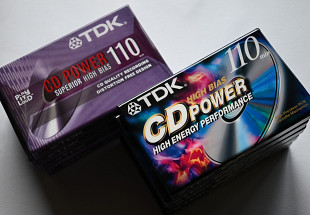 Аудиокассеты TDK CD POWER 110, 90 - 2001 - US