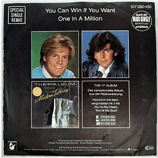 Modern Talking ‎– You Can Win If You Want (Special Single Remix) 1985. (EP). 7. Vinyl. Пластинка. Ge