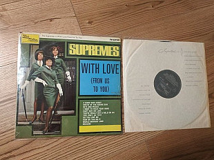 The Supremes With Love (From Us To You) UK first press lp vinyl