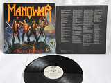 Manowar ‎Fighting The World LP USA пластинка оригинал 1987 EX