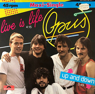 Opus - “Live is Life”, 12’45RPM Maxi-Single