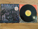 Bon Jovi ‎Slippery When Wet UK first press lp vinyl