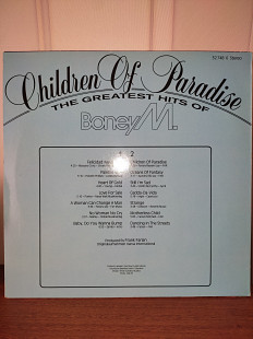 BONEY M CHILDREN OF PARADISE LP