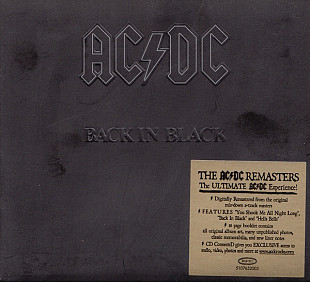 AC/DC – Back In Black ( UK & Europe ) Remastered , Digipak