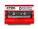 Аудиокассета TDK D 120 Type I Normal position cassette