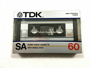 Аудіокасета TDK SA 60 Type II Chrome position cassette