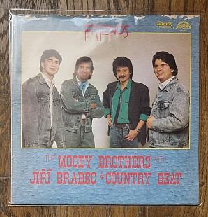 The Moody Brothers With Jiri Brabec & Country Beat – Friends LP 12" Czechoslovakia