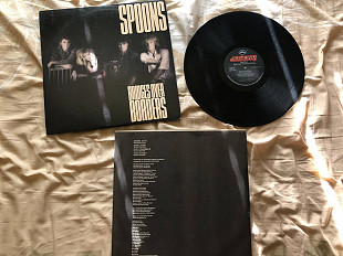Spoons Bridges over borders ex/ex+ inner USA Mercury 1986