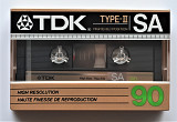 Аудіокасети, касети: TDK SA 90 - 1987