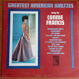 LP Connie Francis "Greatest American Waltzes", 1963 год, USA