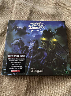 King Diamond-87 Abigail (GOLD CD+DVD) Special Deluxe Edition Digipak with Sticker Rare!
