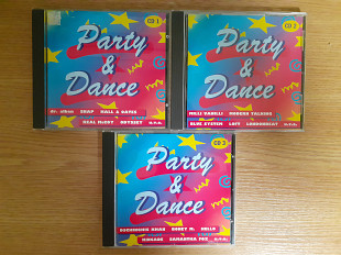 Комплект из 3 компакт дисков фирменный 3CD Party & Dance