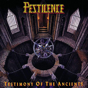 Pestilence - Testimony of the Ancients Red Black Blue Splatter Vinyl