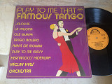 Vaclav Hybs Orchestra - Play To Me That Famous Tango ( Czechoslovakia ) TANGO Václav Hybš LP ***