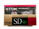 Аудіокасета TDK SD 90 Type II Chrome position cassette касета
