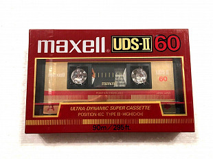 Аудіокасета Maxell UDS-II 60 Type II High position cassette касета