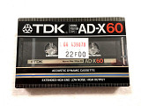 Аудіокасета TDK AD-X 60 Type I Normal position cassette касета