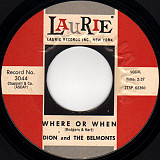 Dion And The Belmonts ‎– Where Or When