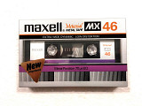 Аудіокасета Maxell MX 46 Type IV Metal position cassette касета версія 1