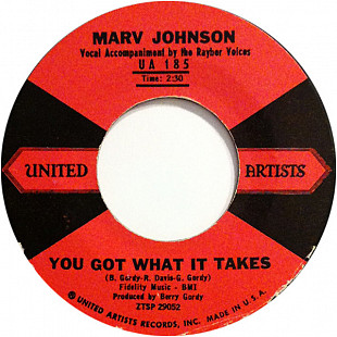 Marv Johnson ‎– You Got What It Takes