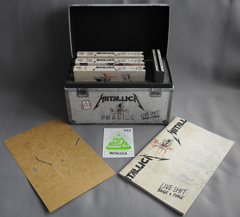 Metallica Live Shit: Binge & Purge 1993 Box коллекционный 3CD 3VHS