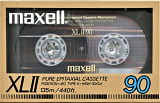 Аудиокассеты Maxell XL II 90 - 1986 Pure Epitaxial
