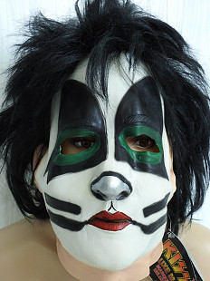 Новая коллекционная маска KISS Peter Criss Eric Singer Catman латекс